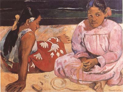 Tahitian Women (On the Beach) (mk09)